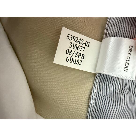 NWT Banana Republic Jackson Fit Wide Leg Pants Sz 4 Beige Stretch Work Trousers - Picture 7 of 11